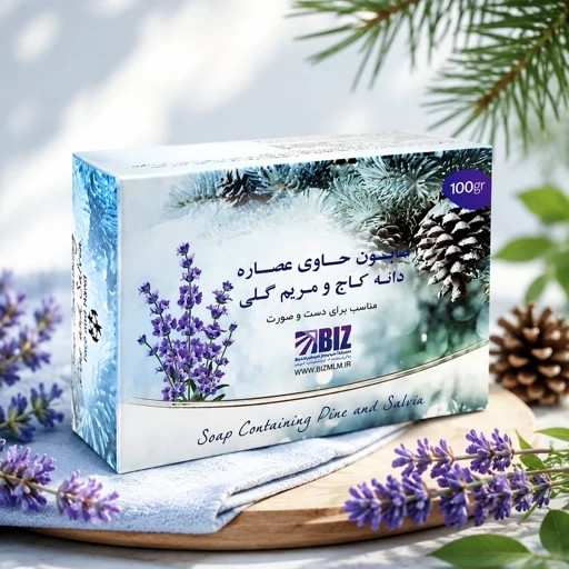 ✨ صابون دست و صورت دانه کاج و گل مریم – پک ۳ عددی 🌿