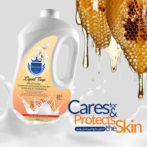 ✨ صابون مایع شیر و عسل – گالن ۱۵۰۰ میلیلیتری 🥛🍯